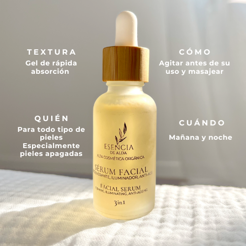 SÉRUM FACIAL 3 EN 1| REGENERADOR ILUMINADOR ANTI-AGE - Imagen 7