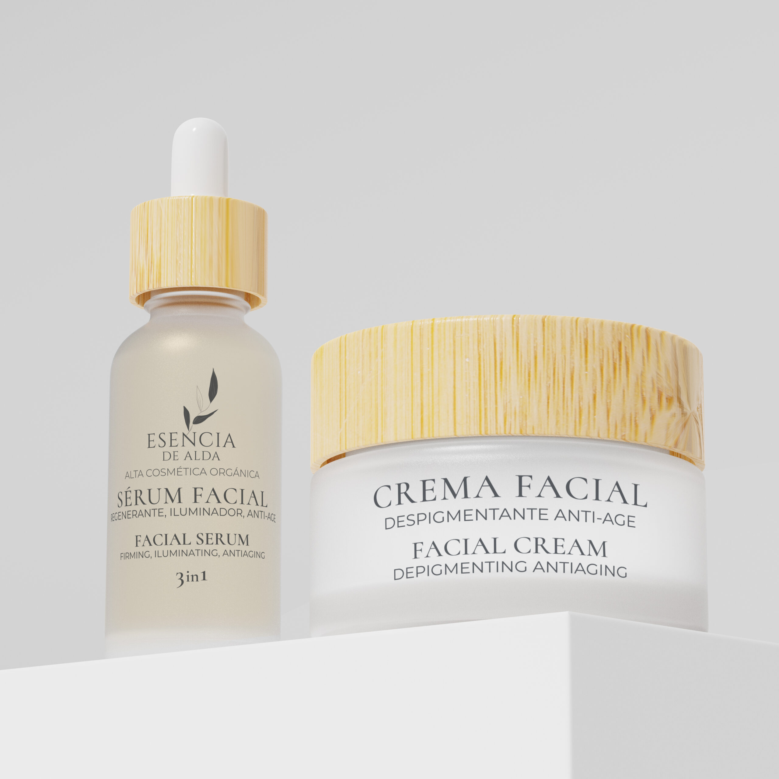 SET EMERALD | Crema Despigmentante + Sérum Facial 3-en-1