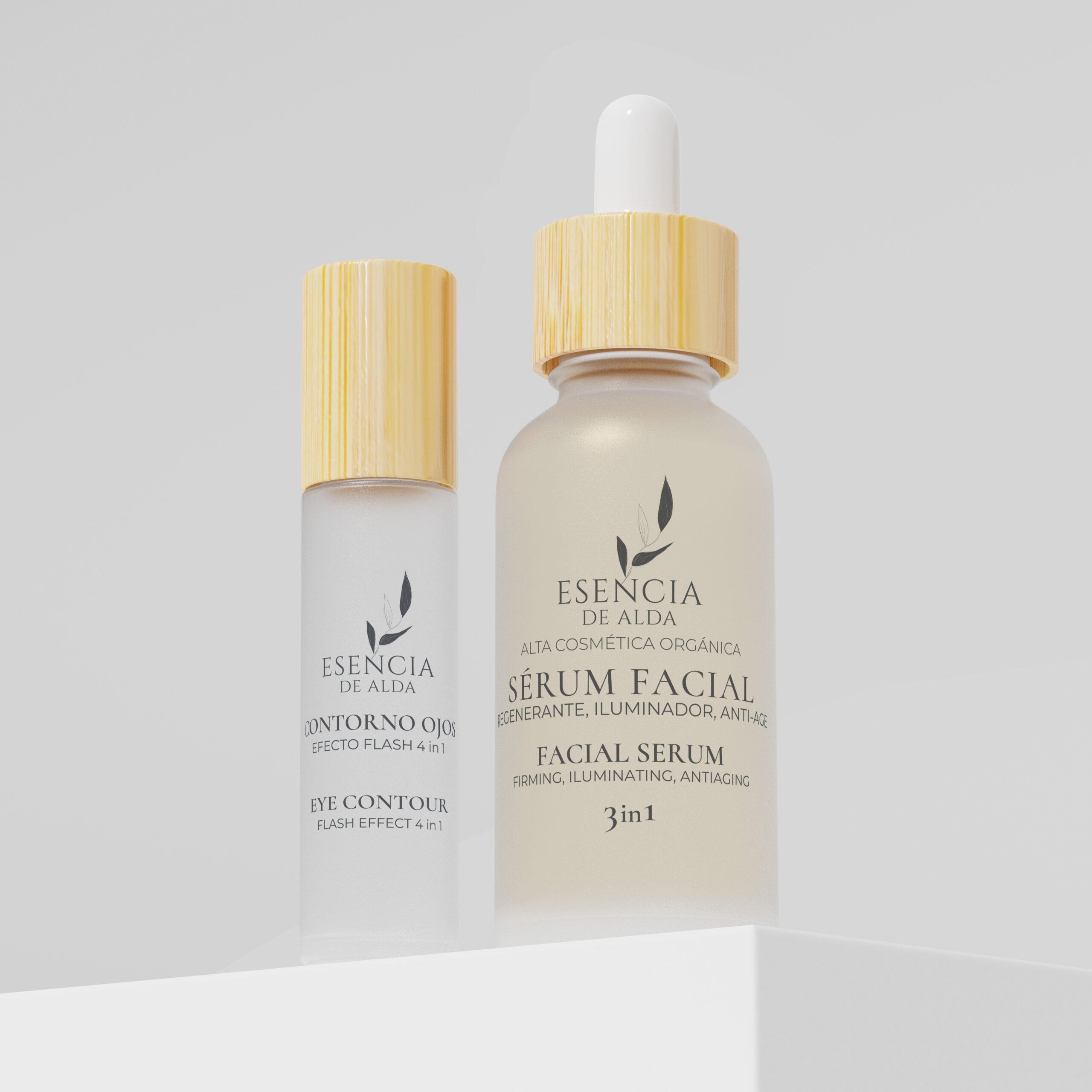 SET GOLD | Sérum Facial 3-en-1 + Contorno de Ojos
